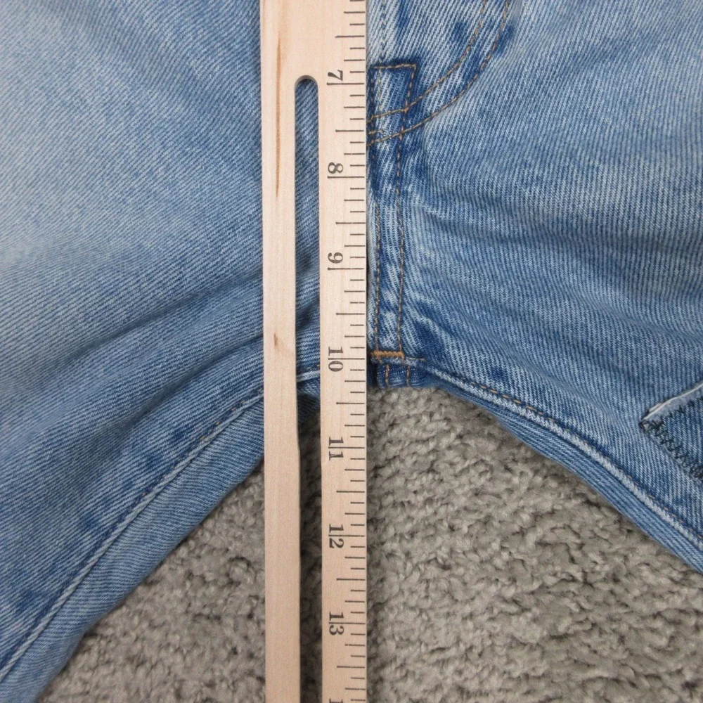 Levis Jeans Mens 30x30 Blue 501 Button Fly Premium Patch‎ Work Faded Denim Pants